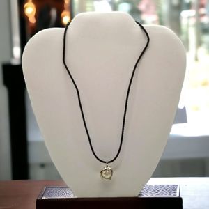 Dolphin Pendant Black Corded Necklace Fashion Korea Hook Clasp Women Jewelry